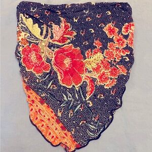 Free People FP One Raya Bandana Top black floral size M